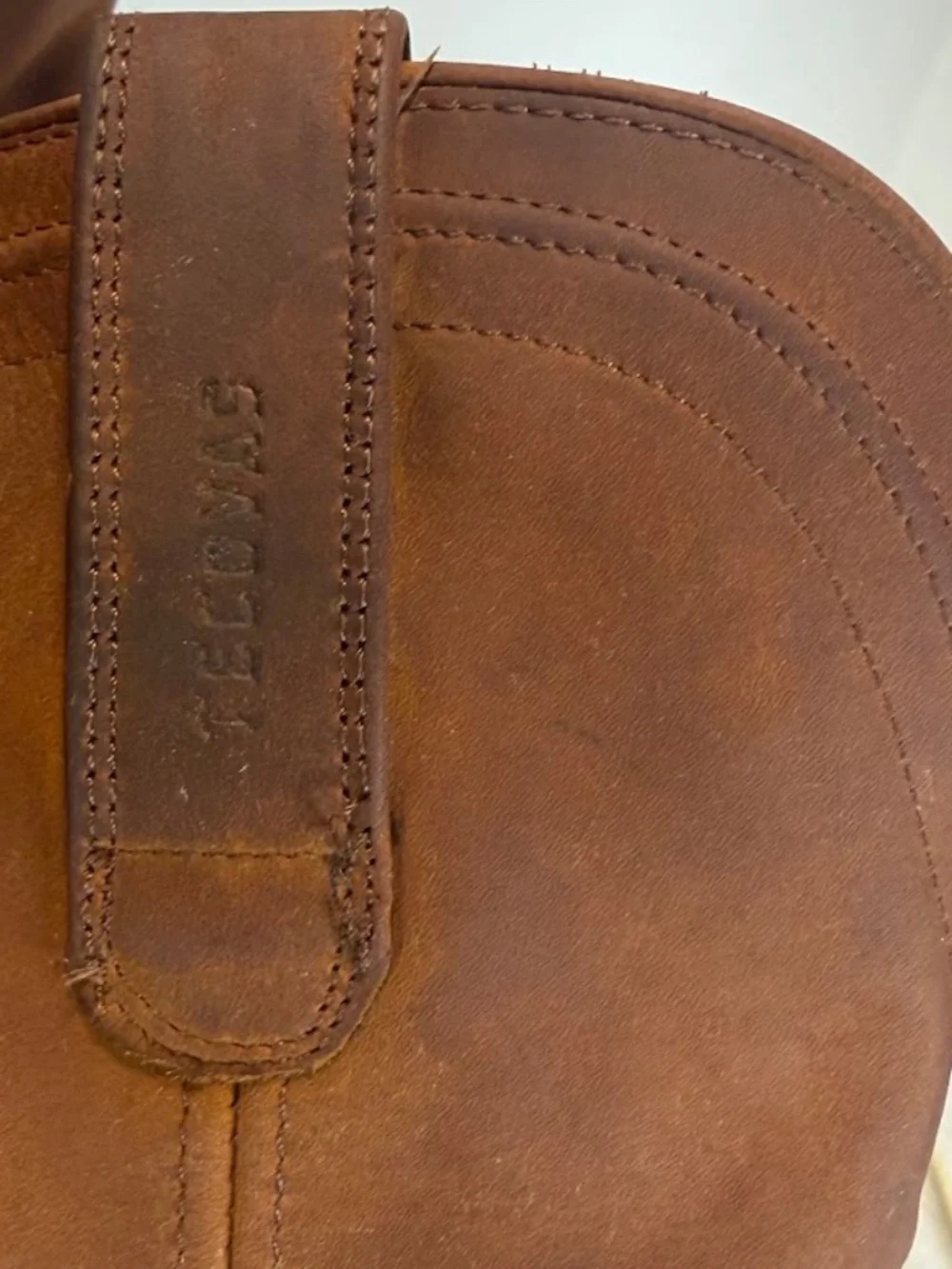 Tecovas The Ranch Brown Leather Western Boots Vibram Sole Mens 9D USA